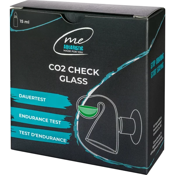 Hochtransparentes Glas-Design CO2 Check Glass