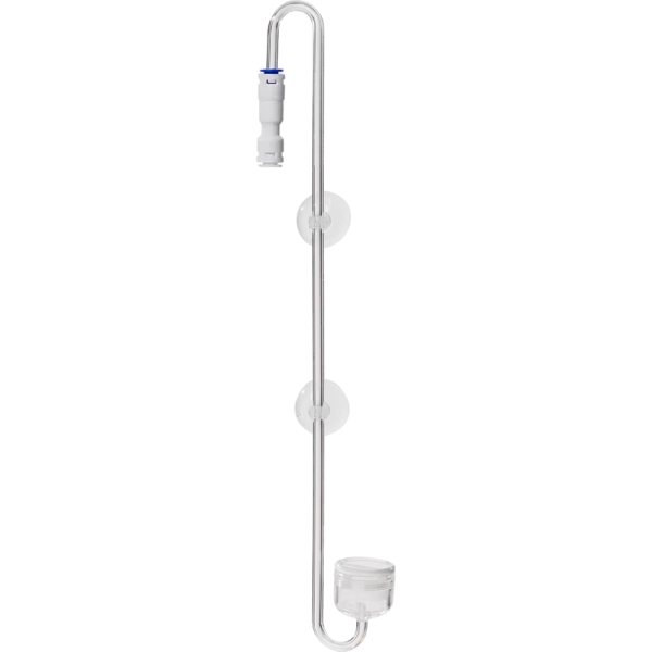 Wartungsfreundlicher CO2 Diffuser mit austauschbarer Keramikmembran für Becken bis 350 Liter Wasservolumen.