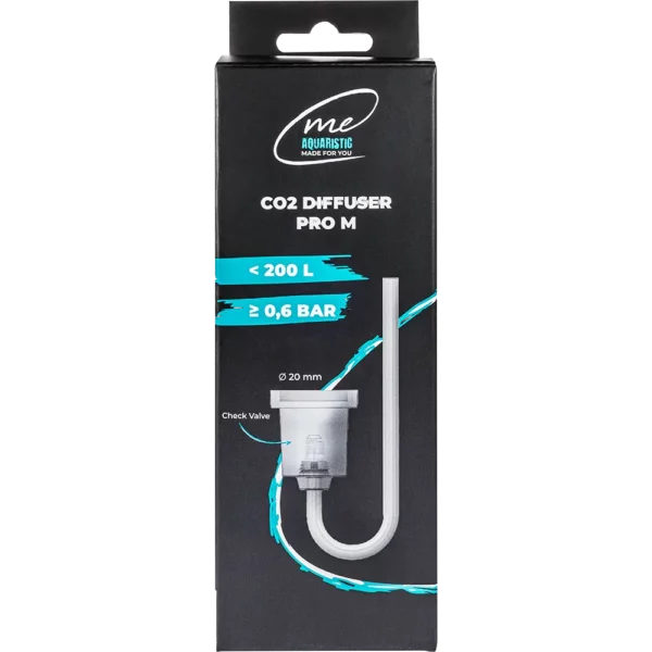 Perfekte CO2-Zerstäubung auch bei hohen Blasenmengen durch die vergrößerte Keramikmembran des Me Pro M.