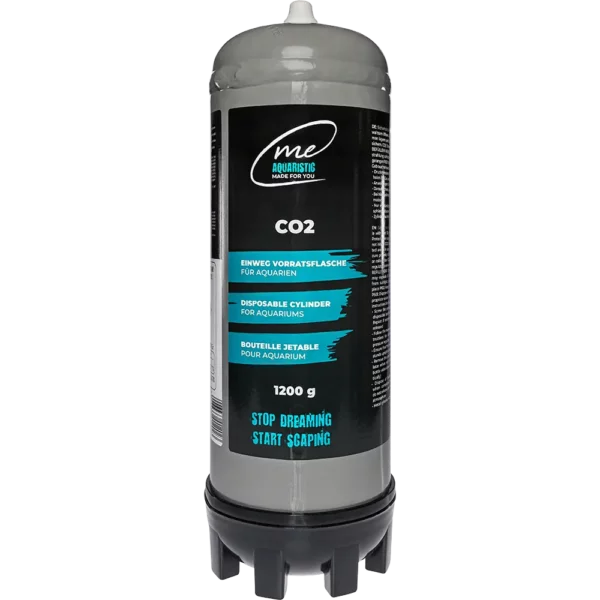 Me CO2 Einweg-Flasche 1200g – Der große Vorrat für langes Scaping und dichten Pflanzenbewuchs.