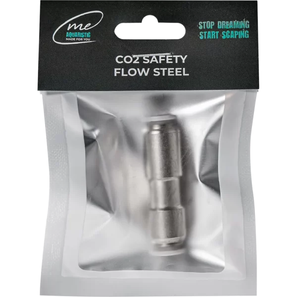 Me CO2 Safety Flow Steel – Universell passend für alle 4/6 mm CO2-Schläuche zur dauerhaften Anlagensicherung.