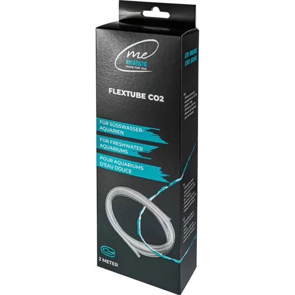Me FlexTube CO2 Schlauch 2 m in Transparent – Kristallklare und fast unsichtbare Spezial-Leitung für Aquarien.