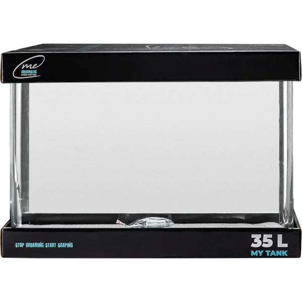 Me My Tank 35 L Scaper Tank mit optimierten Maßen für perfekte Tiefenwirkung.