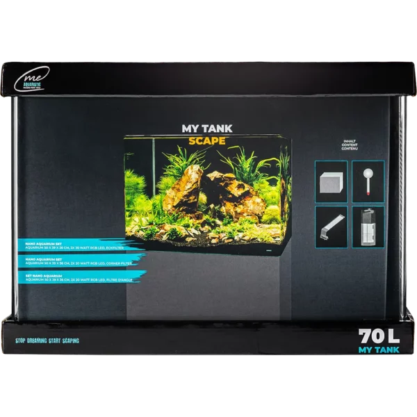 Me My Tank 70 L Scape-Set – Das größte Komplettsystem der Serie für maximale biologische Stabilität.
