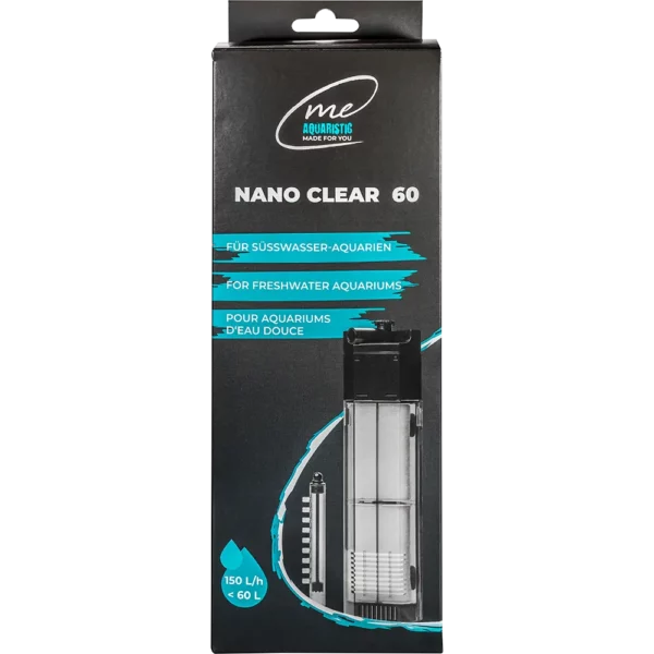 Flexibel einstellbare Ausströmrichtung und Stärke beim Me Nano Clear 60 Aquarium-Filter.