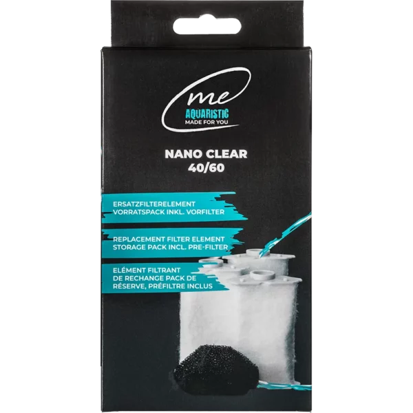 Praktischer Vorrat an Me Nano Clear Ersatzfiltervlies im 3er Set zum Sparpreis für Nano-Aquarien.