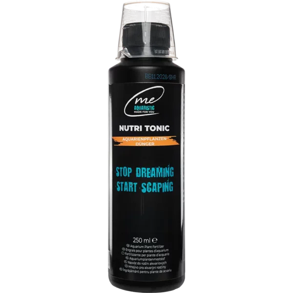 Me NutriTonic 250 ml – Premium Volldünger für sattgrüne Pflanzenpracht im Süßwasseraquarium.