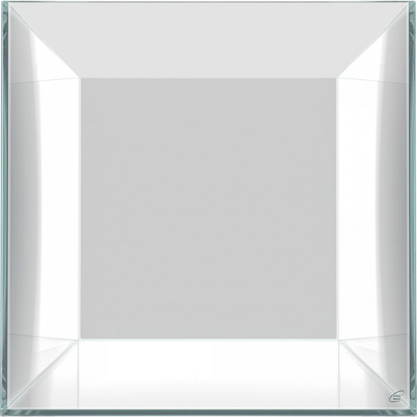 Glas, Kanten und Verarbeitung von Me Cubito Weißglasbecken 45 Cube in der Detailansicht