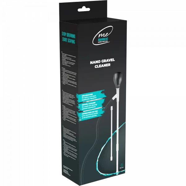 Reinigungsfläche und Material von Me Nano Gravel Cleaner Mulmsauger in der Detailansicht