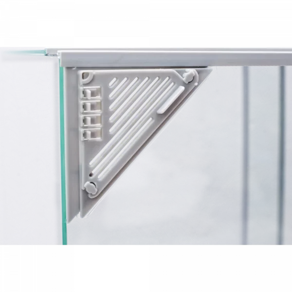 Me Top-Glas Terra XXL aus seitlicher Perspektive mit sichtbarer Terrarienform