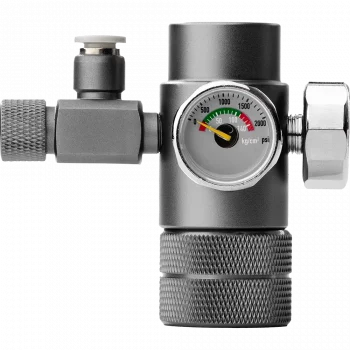 Me CO2 Regulator Basic – Hochwertiger Druckminderer mit 2 Manometern für Flaschen- und Arbeitsdruck.