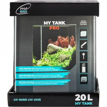 20 Liter Nano-Aquarium Pro-Set mit Chihiros RGB LED und professionellem Pflanzendünger.
