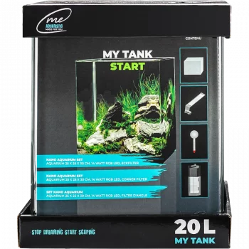 Me My Tank 20 L Start-Set – Komplett-Aquarium mit Chihiros RGB Nano LED und App-Steuerung.