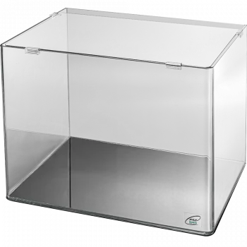 Großzügiges 55 Liter Volumen bei kompakter Stellfläche – Ideal für moderne Unterwasser-Kunstwerke.