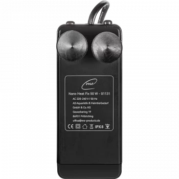 Auf 25 Grad voreingestellter Me Nano Heat FIX 50W Heizer für optimales Klima in Nano-Aquarien.